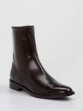 Konstantin Starke – Stiefeletten aus Lammleder Braun