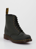 Dr. Martens – Stiefel aus Fettleder grün