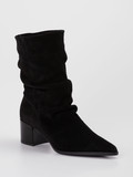 Copenhagen – Stiefeletten aus Veloursleder schwarz