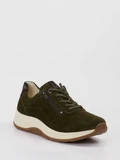 Ganter - Sneaker aus Veloursleder in grün