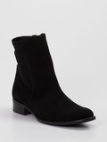 Gabor – Stiefelette aus Velour/Textil Schwarz