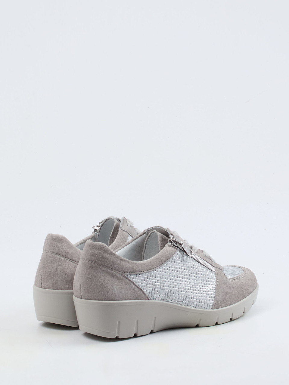 Lace-up shoe gray 2653499000503