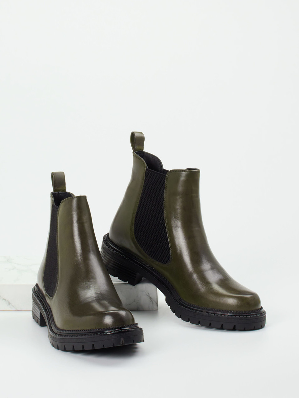 Chelsea Boots grün 1713609001004