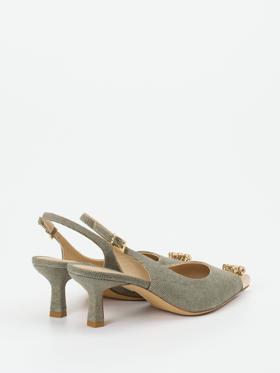 Slingpumps grün 1305629000103