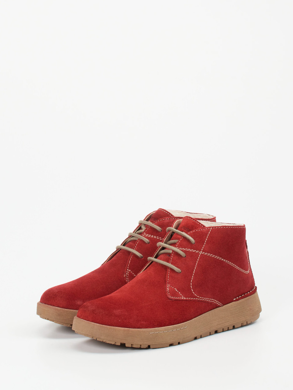 Schnürstiefelette rot 1803559000502