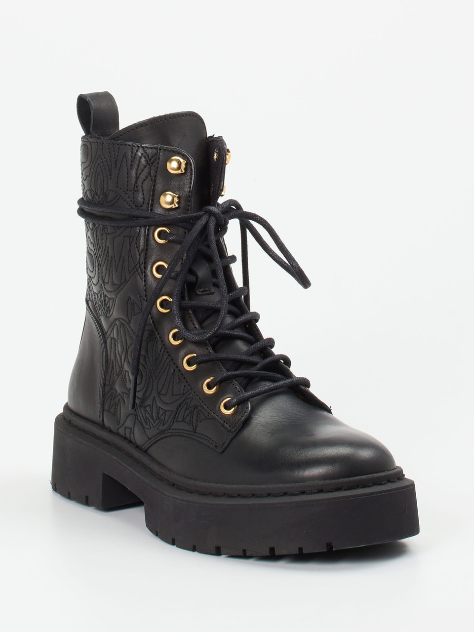 Schnürstiefelette schwarz 1723009017906