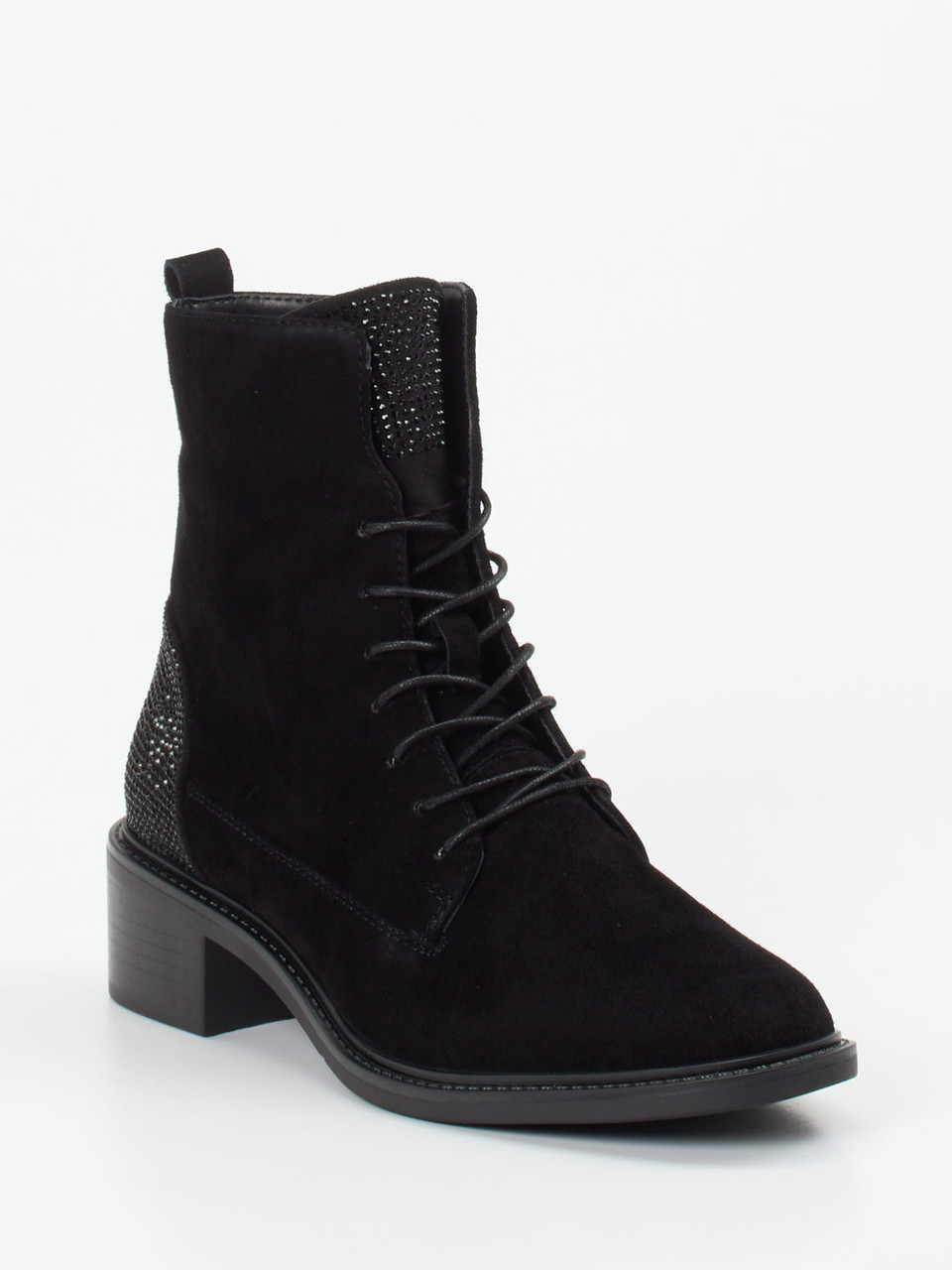 Schnürstiefelette schwarz 1725009010106