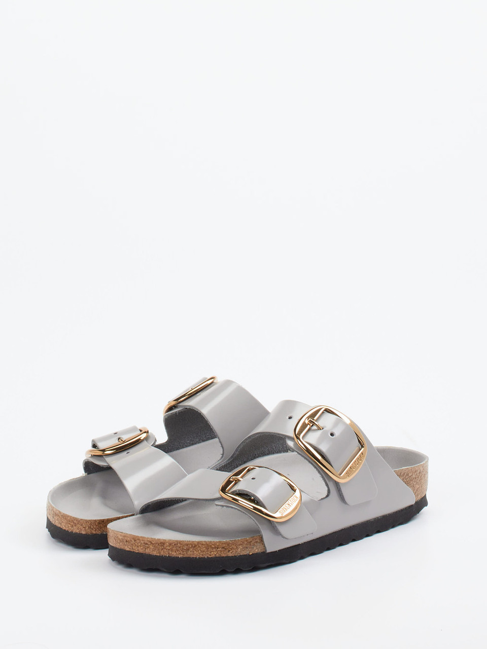 Pantolette Arizona Big Buckle grau 2110459000402