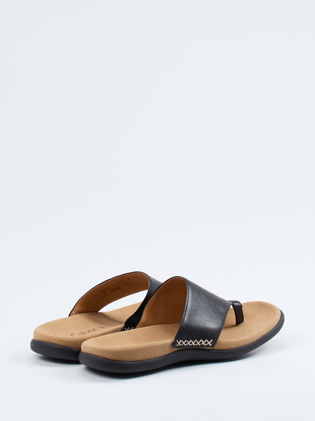 Zehentrenner-Pantolette schwarz 1121009005903