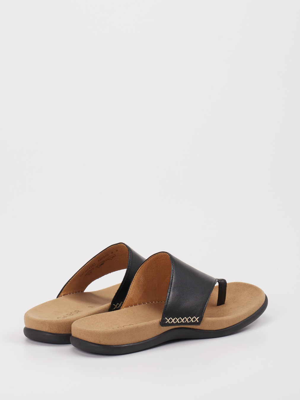 Zehentrenner-Pantolette schwarz 1121009005903