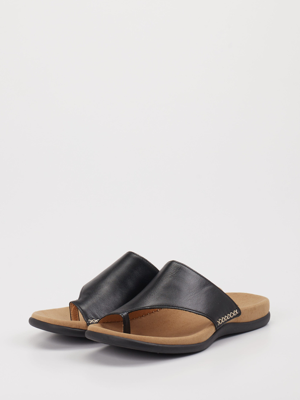 Zehentrenner-Pantolette schwarz 1121009005902