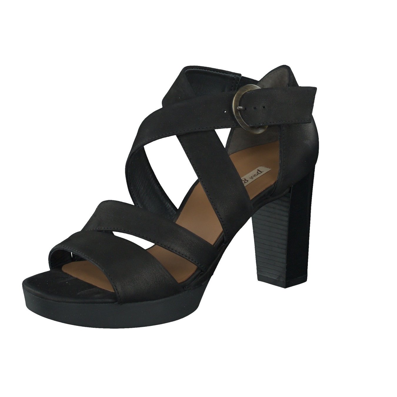 Plateau-Sandalette schwarz 124900900601