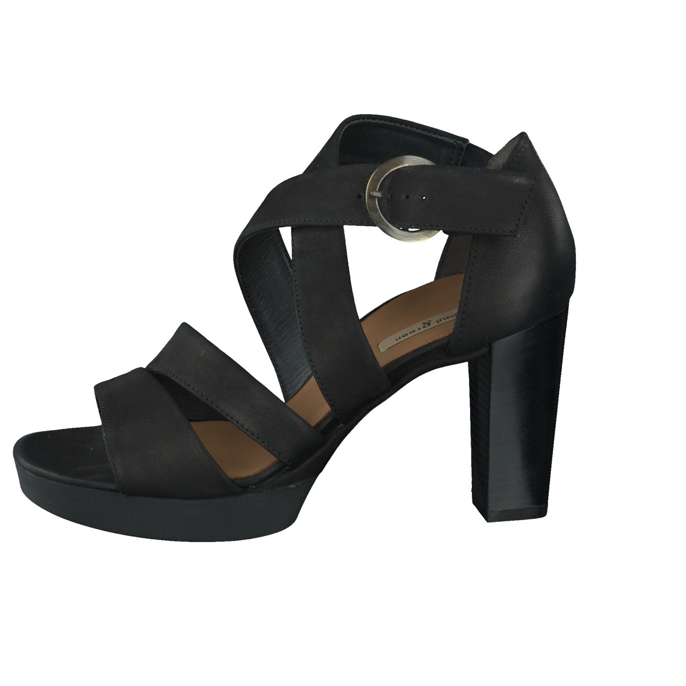 Plateau-Sandalette schwarz 124900900602