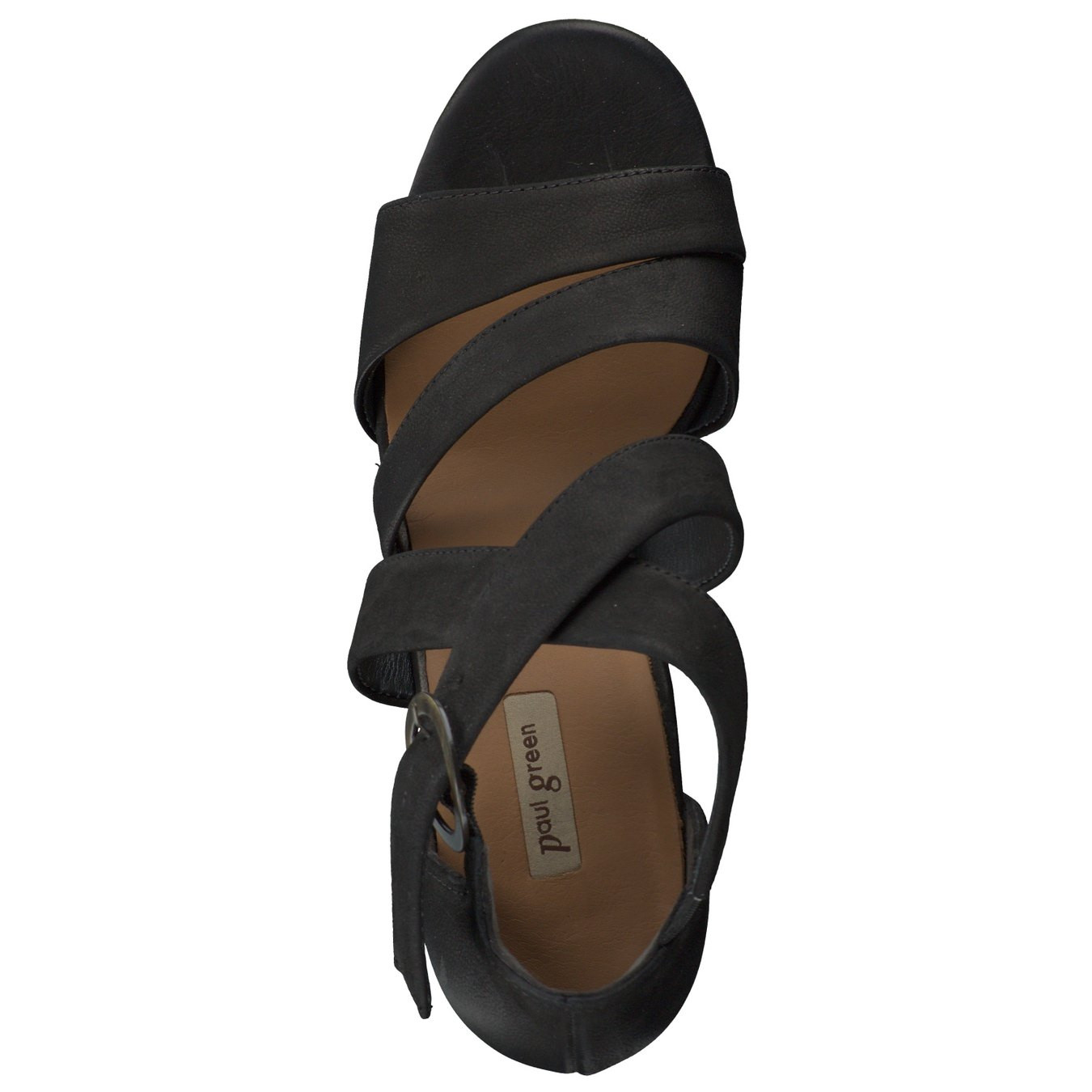 Plateau-Sandalette schwarz 124900900607