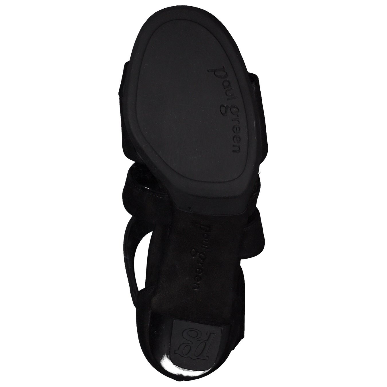 Plateau-Sandalette schwarz 124900900605