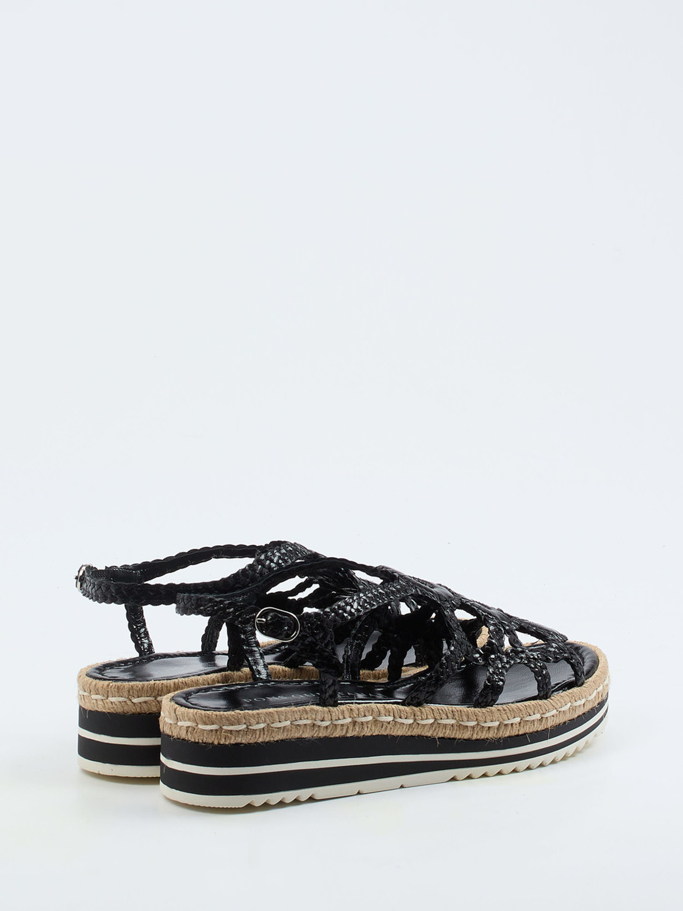 Plateau-Sandale schwarz 1255009000203