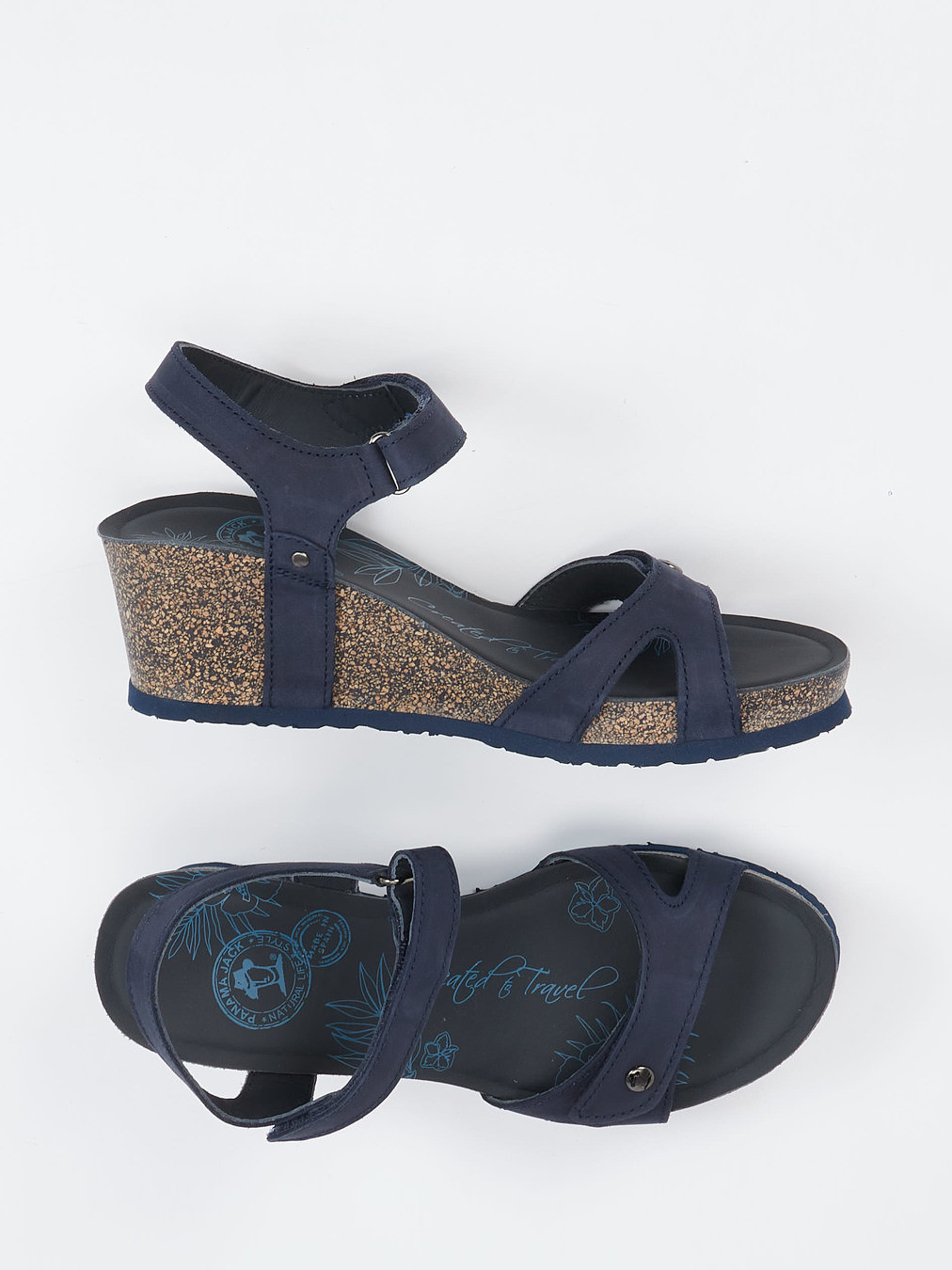 Keilsandalette Julia Basic blau 1259109001104