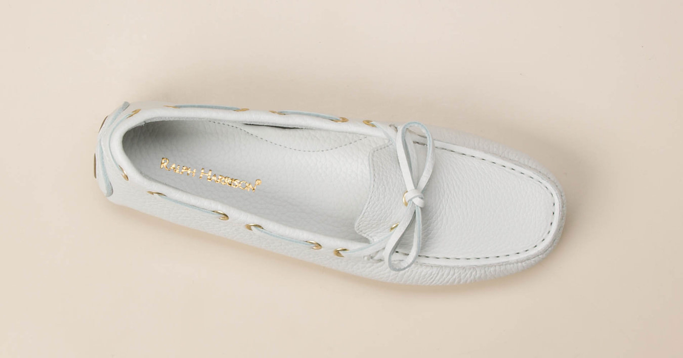 Mokassin weiß 151179900707