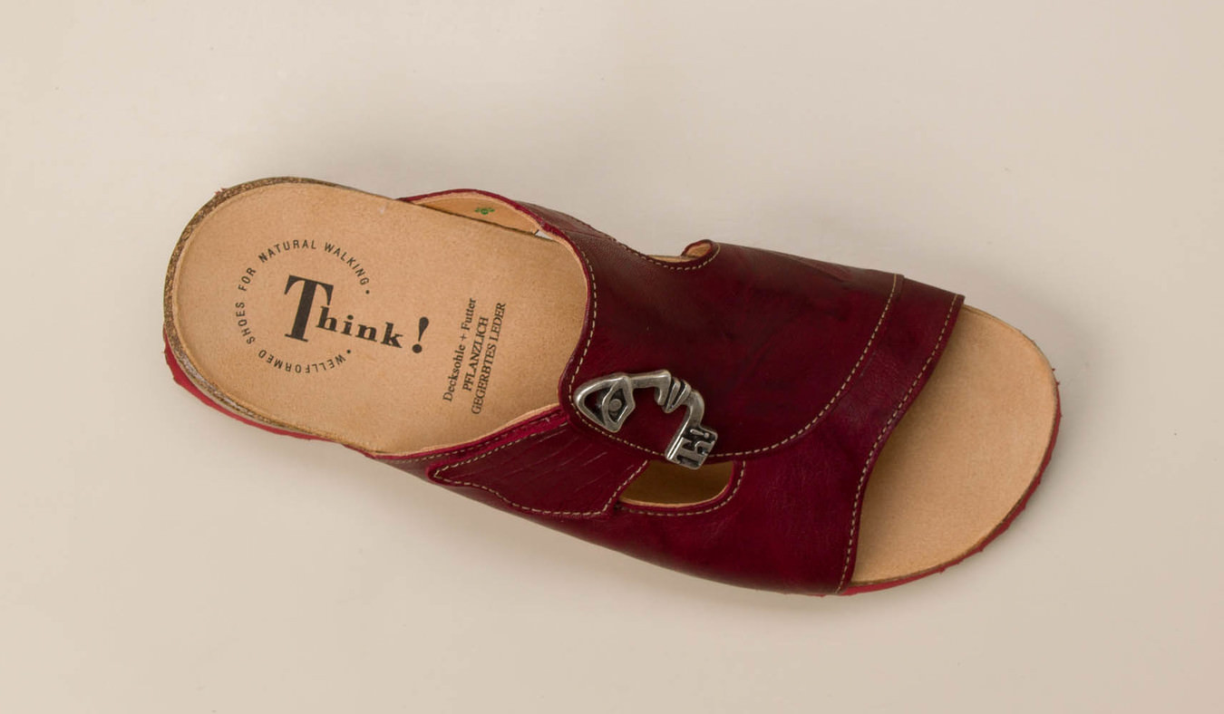 Pantolette rot 210255900907