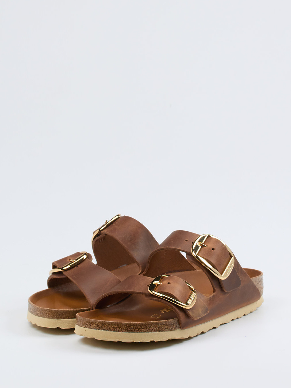 Pantolette Arizona Big Buckle braun 2110289000402