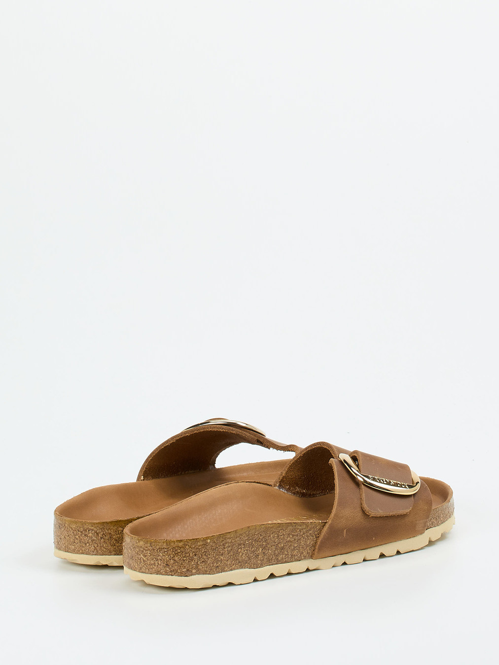 Pantolette Madrid Big Buckle braun 2110289000303