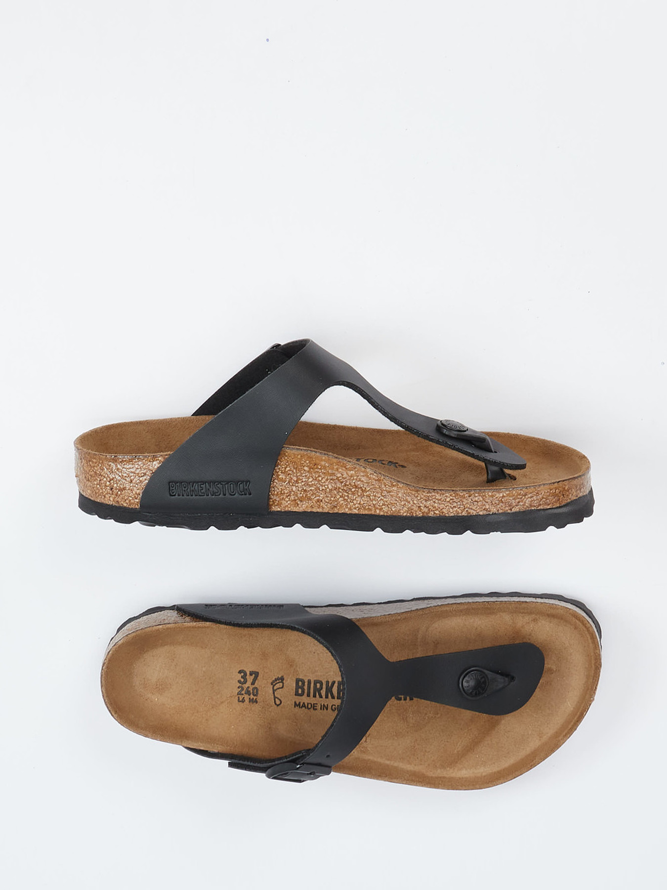 Zehentrenner-Pantolette Gizeh schwarz 2140009001704