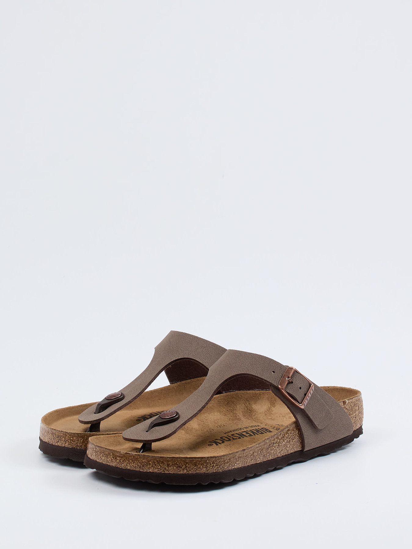 Zehentrenner-Pantolette Gizeh braun 2140209000202