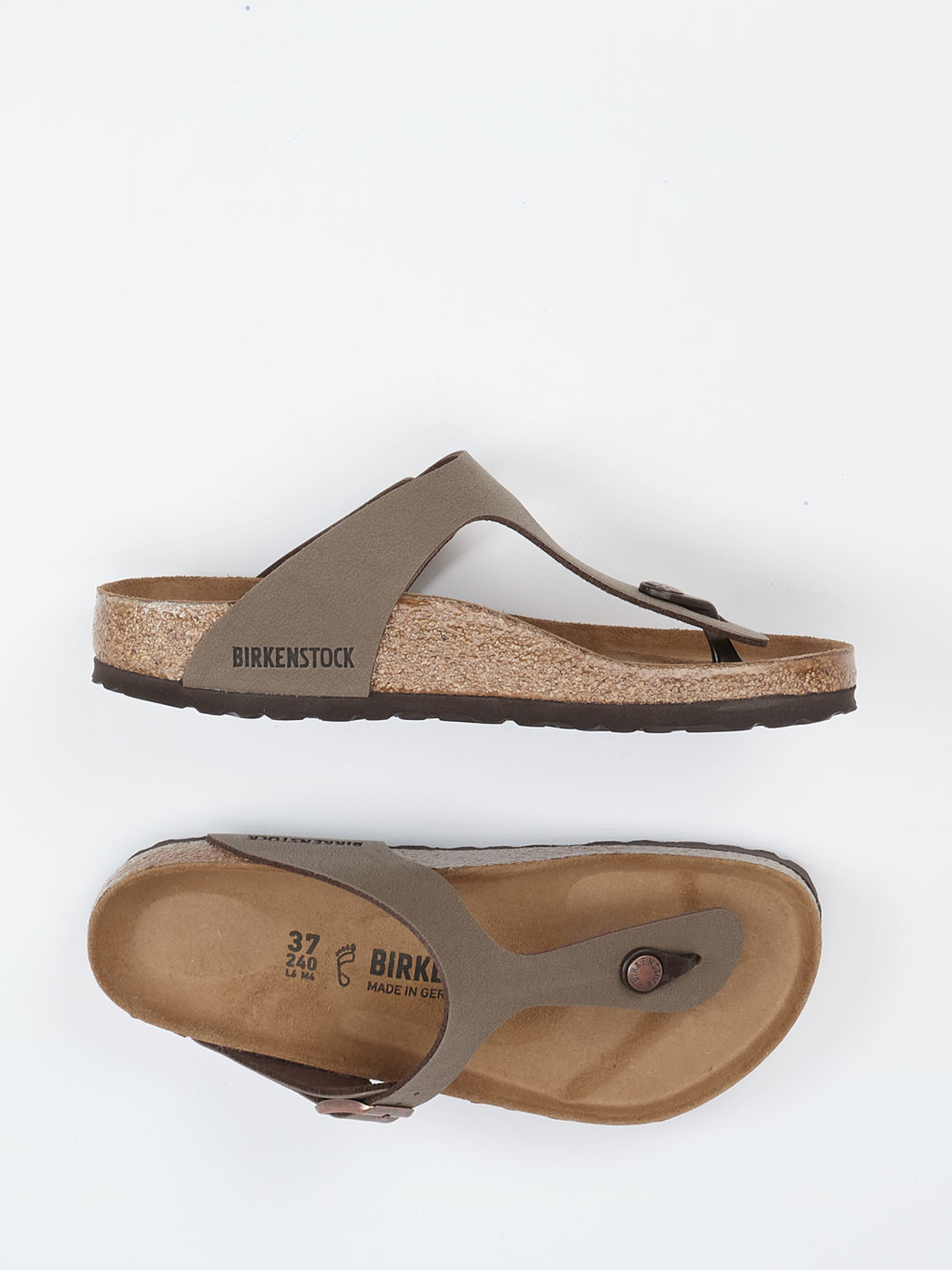 Zehentrenner-Pantolette Gizeh braun 2140209000204