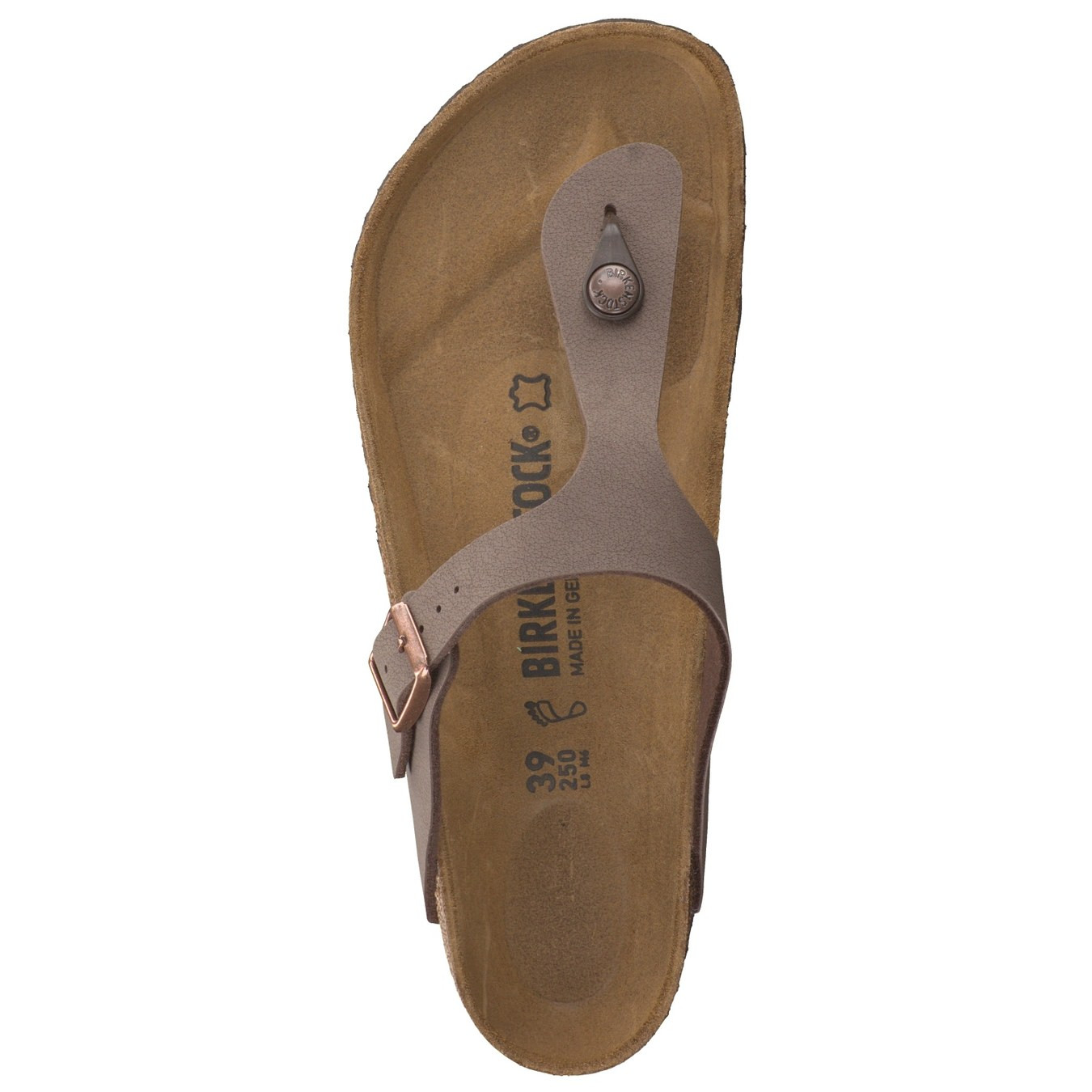 Zehentrenner-Pantolette Gizeh braun 2140209002N07