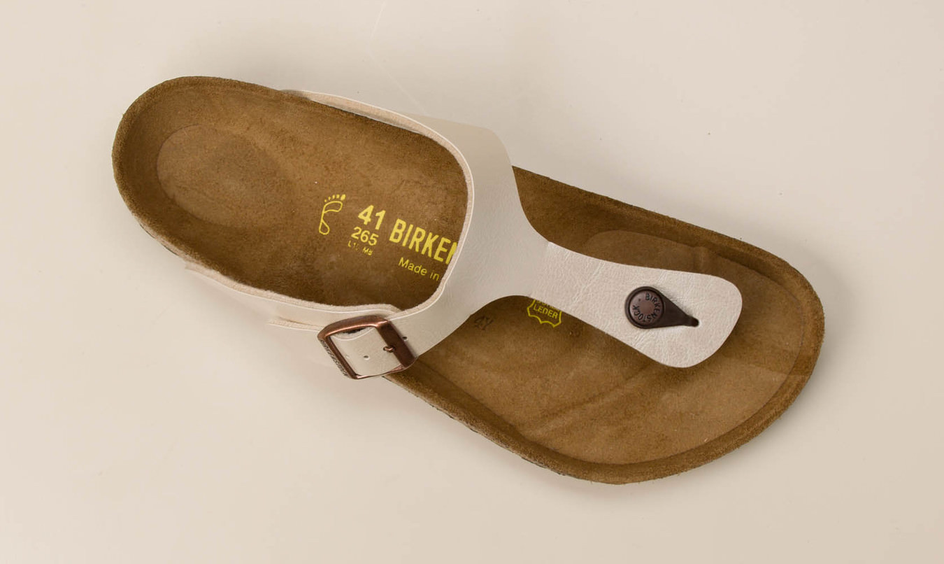 Zehentrenner-Pantolette Gizeh beige 214039900307