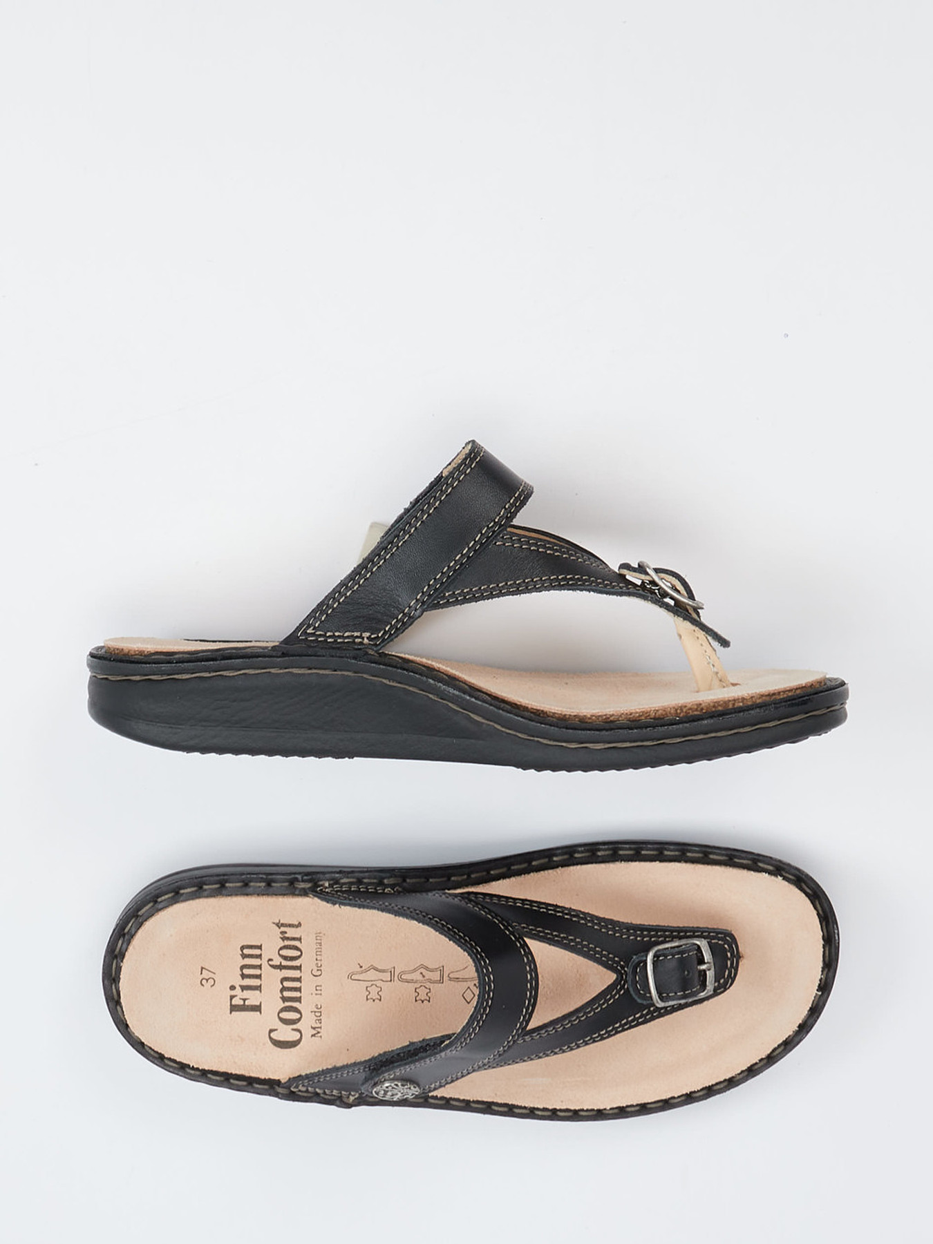 Zehentrenner-Pantolette schwarz 2151009004404