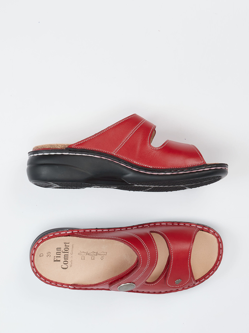 Pantolette SANSIBAR rot 2153559000504