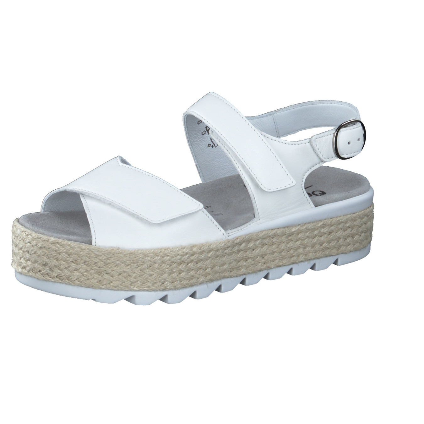 Plateau-Sandale weiß 2251799000701