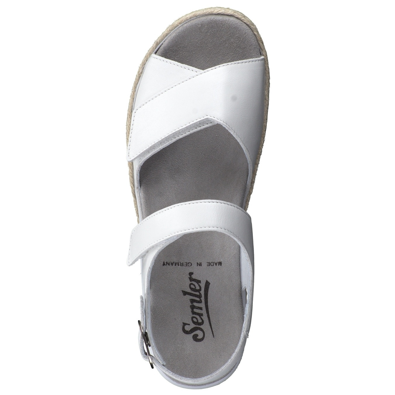 Plateau-Sandale weiß 2251799000707