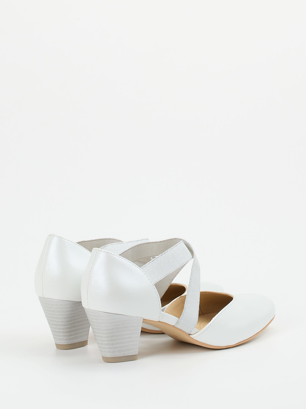 Spangenpumps weiß 2427749000103