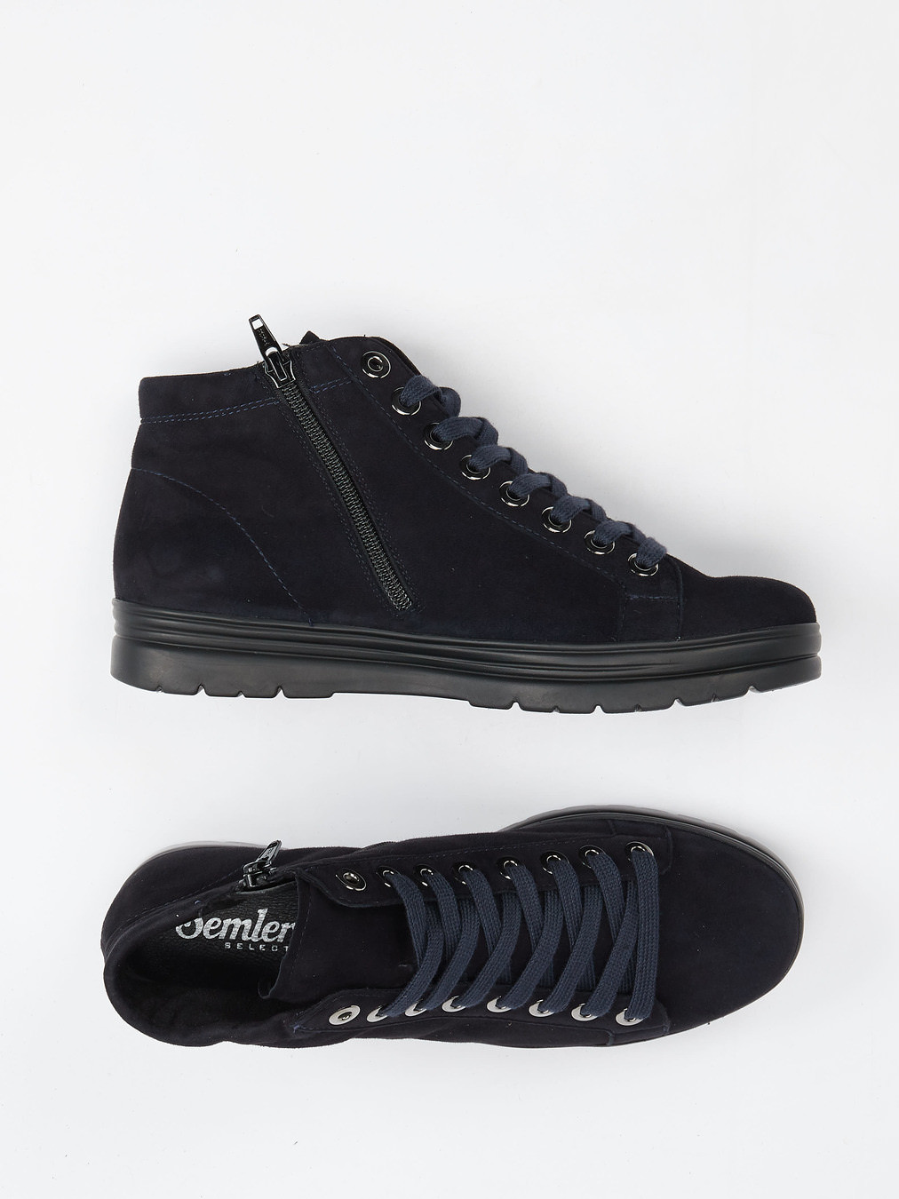 Schnürstiefelette blau 2751109007704