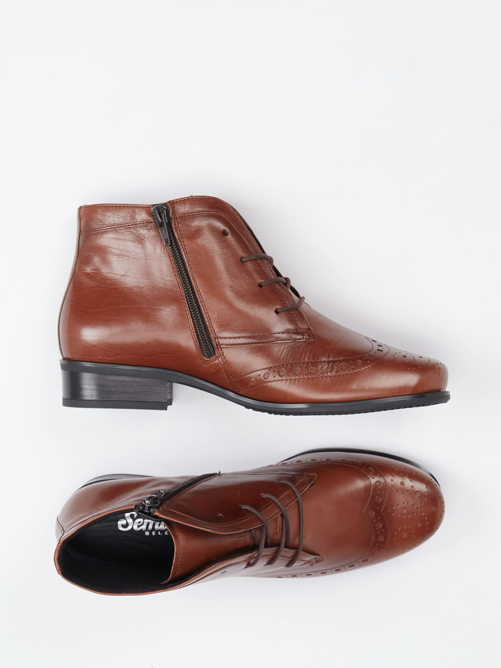 Schnürstiefelette braun 2751289003704