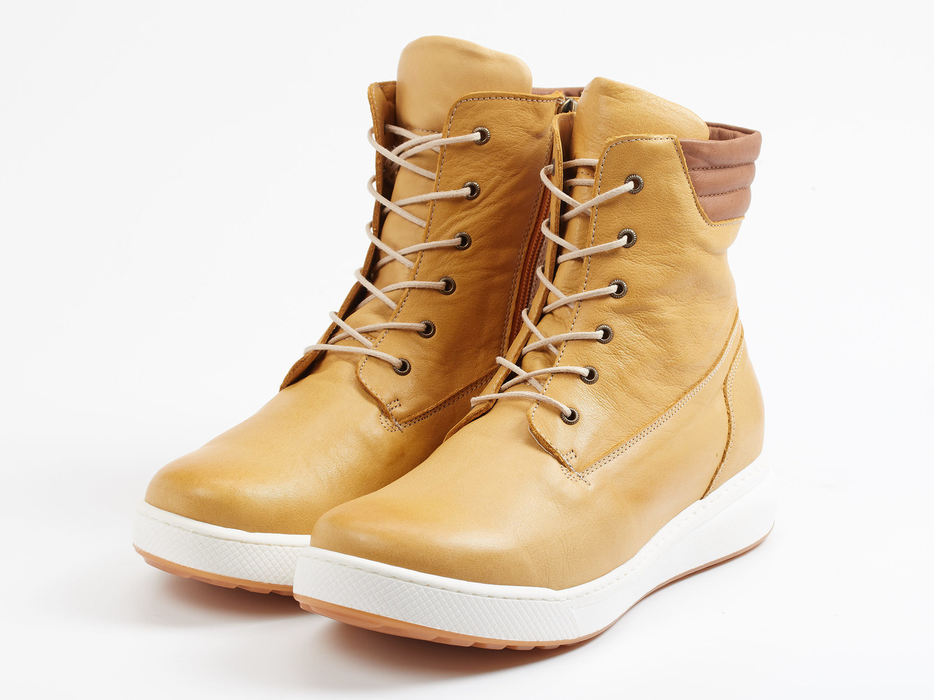 Schnürstiefelette gelb 2751869000402