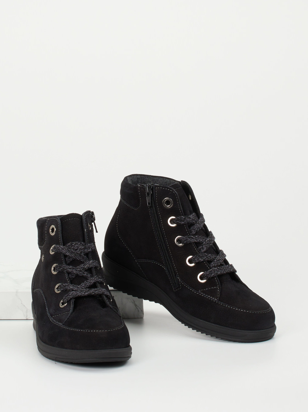 Schnürstiefelette schwarz 2851009011104