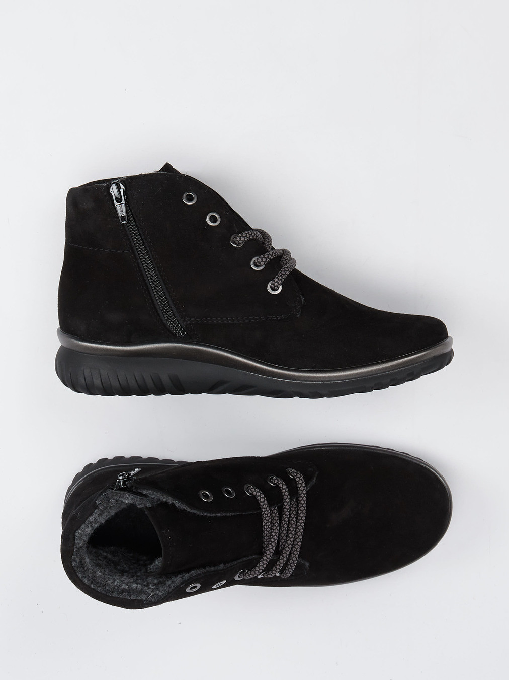 Schnürstiefelette schwarz 2851009012404