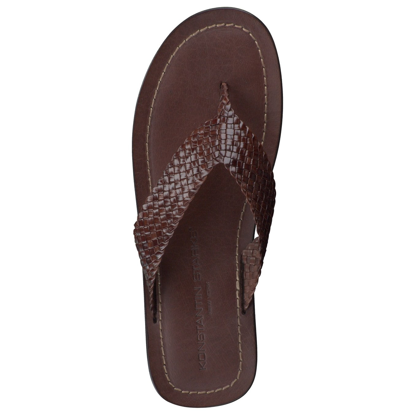 Zehentrenner-Pantolette braun 4100209000507