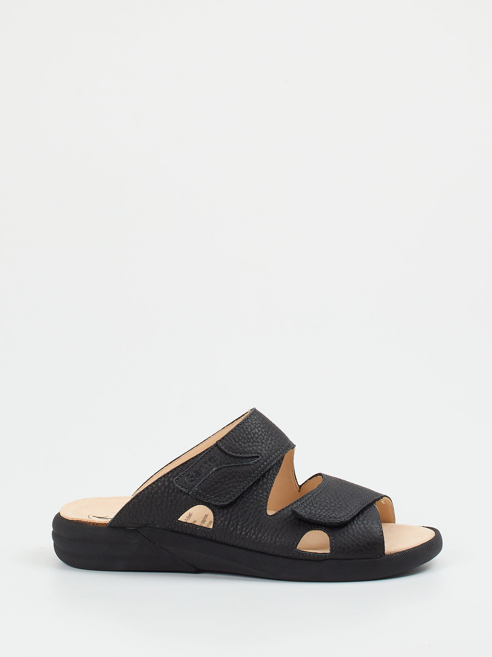 Klettpantolette schwarz 4110009003301