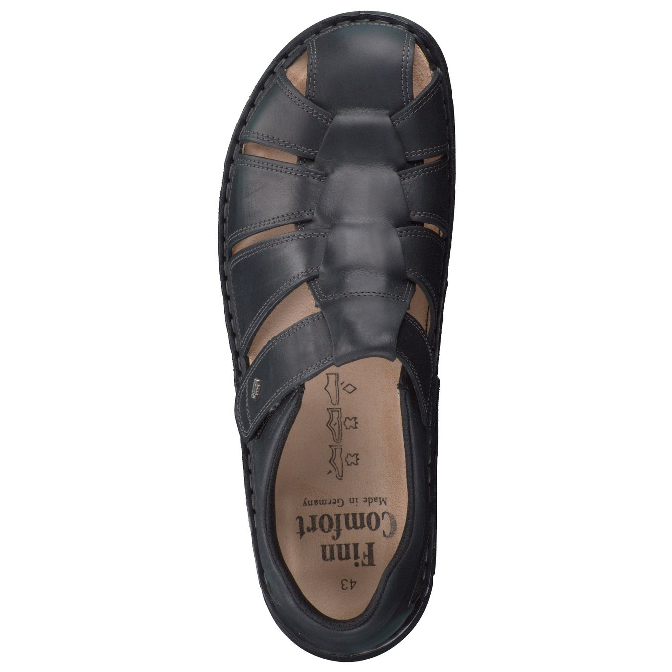 Klettsandale COPAN-S schwarz 4301009002407