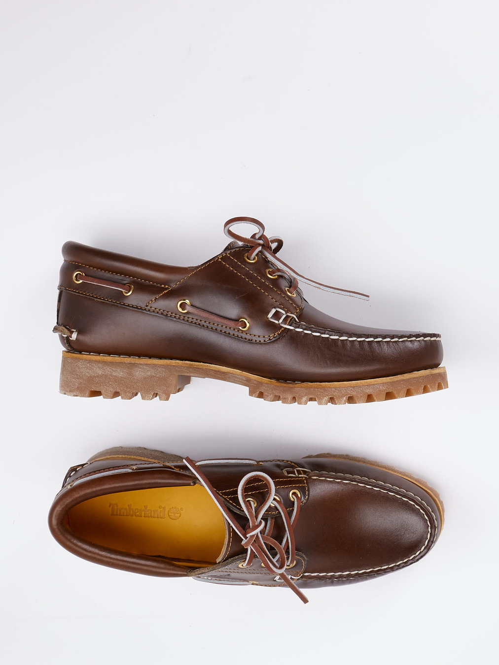 Bootschuh Trad HS 3-Eye Lug braun 4611229000404