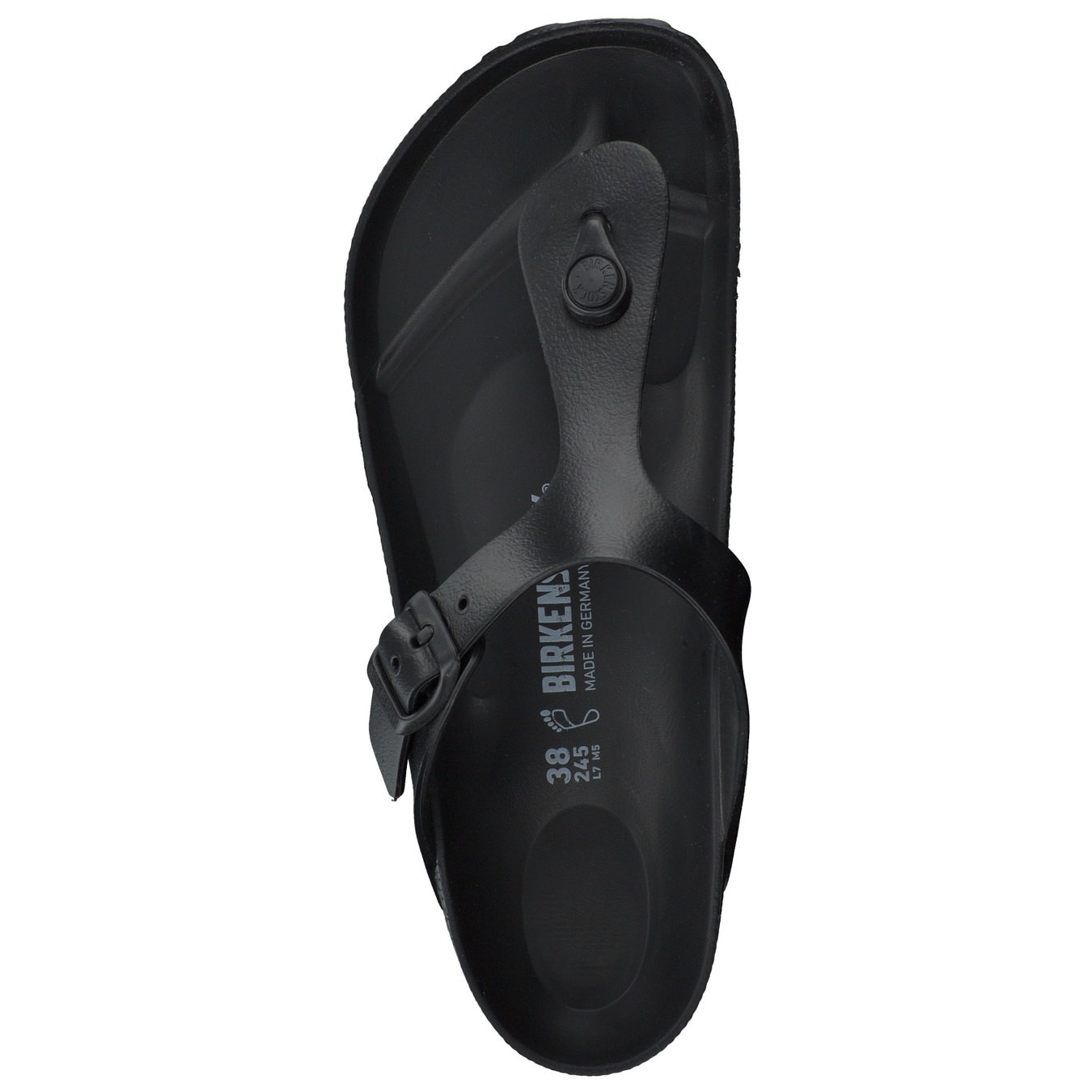 Badepantolette Gizeh schwarz 712100901107