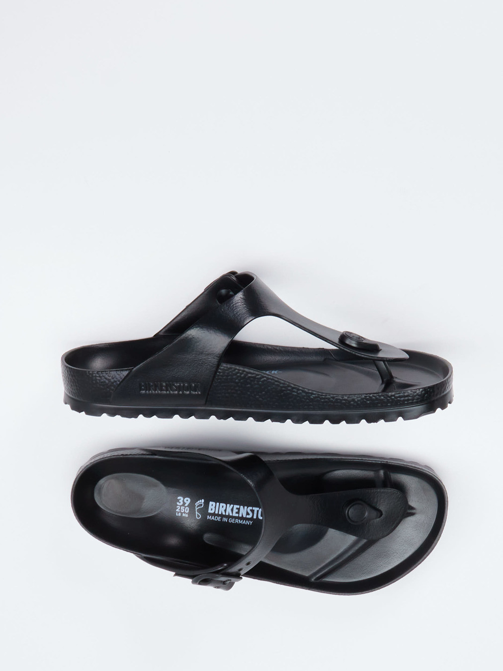 Badepantolette Gizeh schwarz 7121009001104