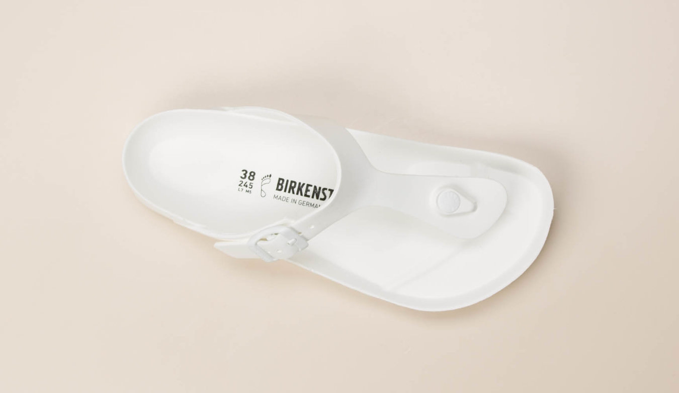 Badepantolette Gizeh weiß 712179900207