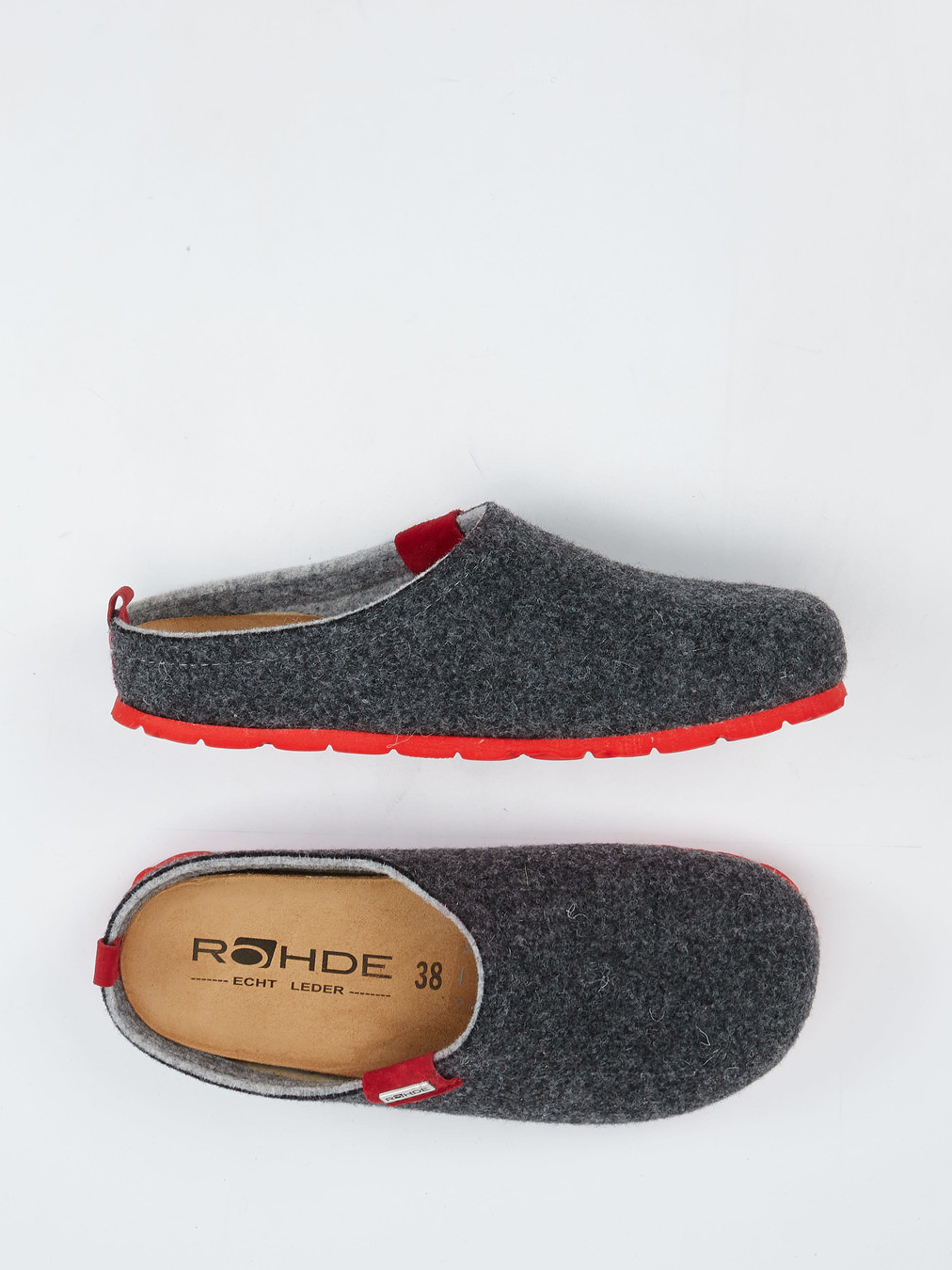 Hausschuh grau 7163405001104