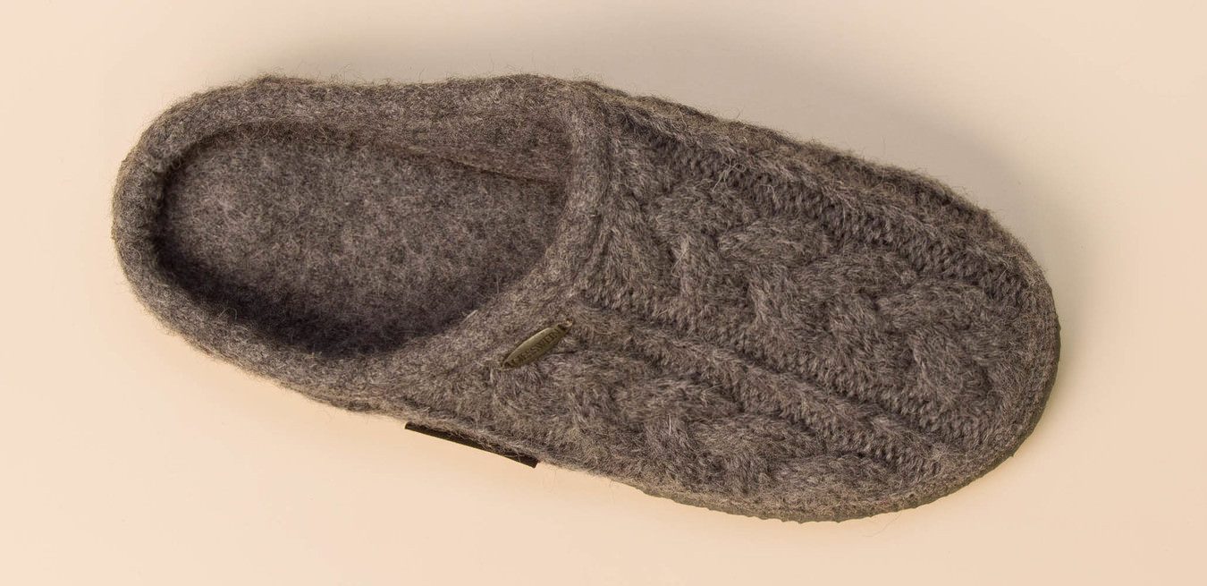 Hausschuh grau 718440900207