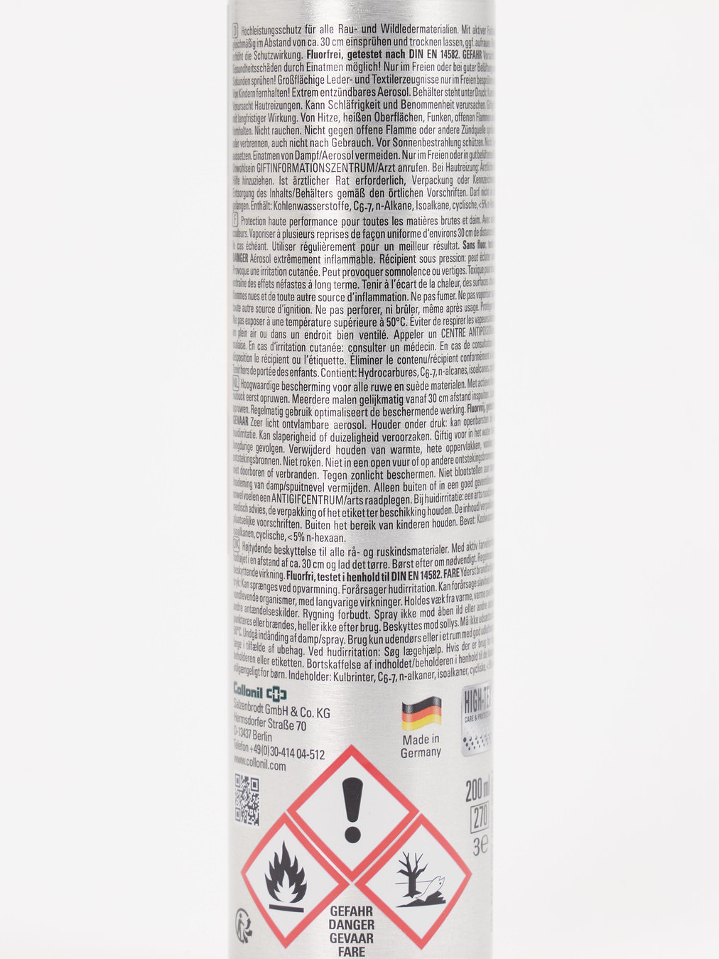 Imprägnierspray Nubuk + Velours farblos multi 9920989000402